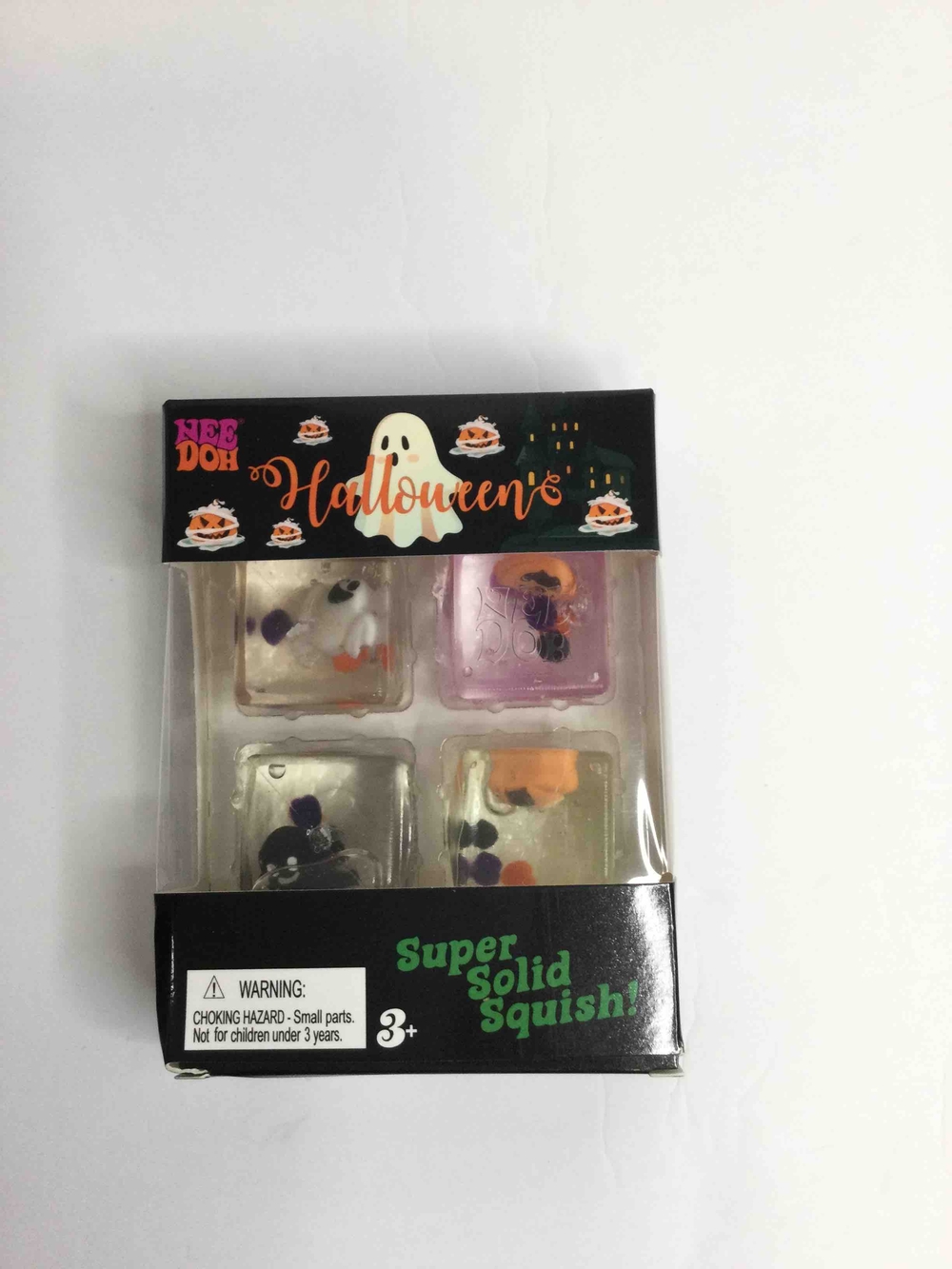 Halloween Super Solid Squish! - Clear & Purple Holiday Stress Toys
